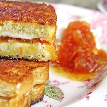 carrot jam grilled cheese sandwich